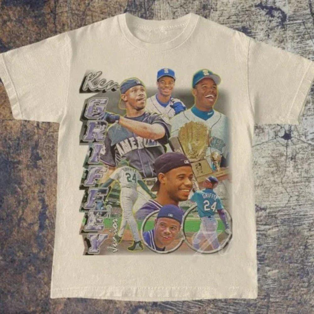 Ken Griffey Jr. Shirt, Baseball Shirt, Classic 90's Tee, Unisex Retro